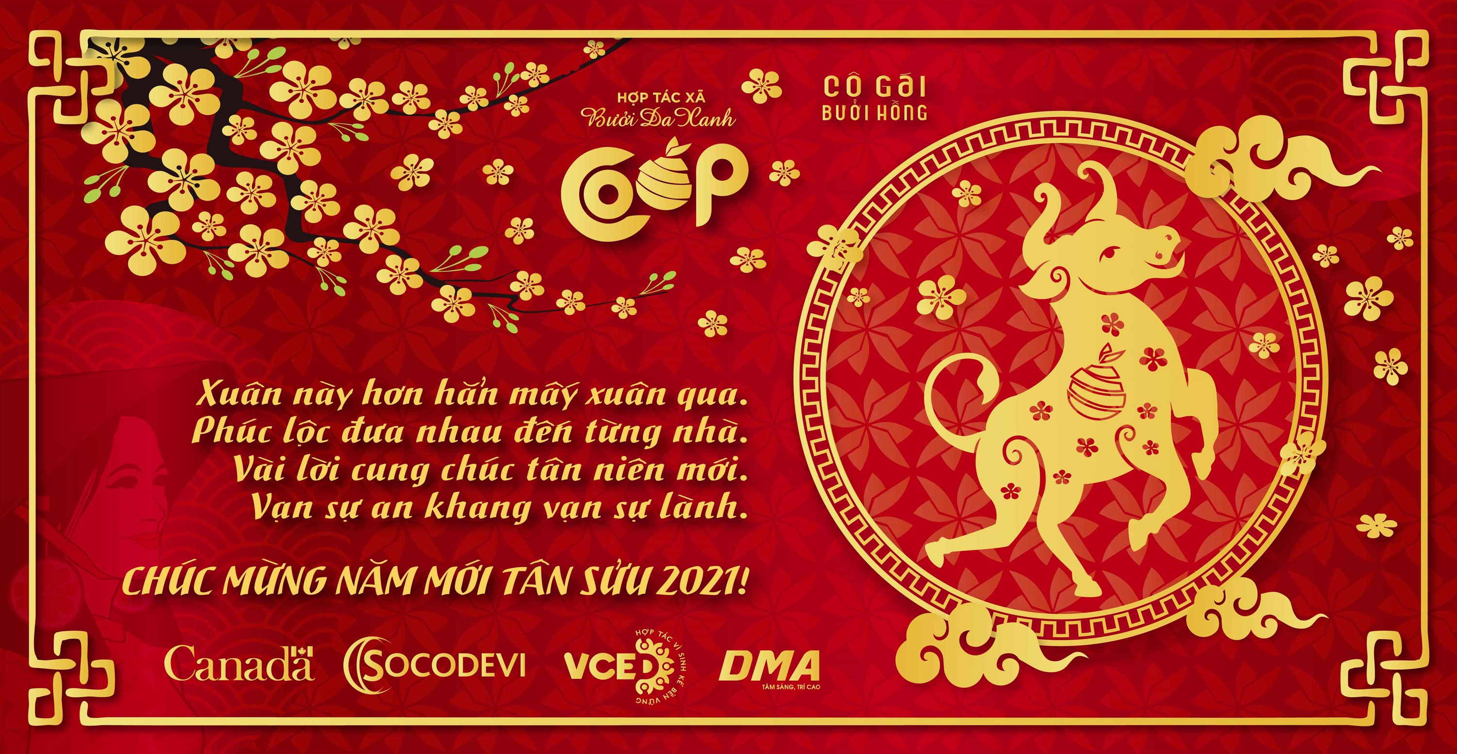 Chúc mừng năm mới Tân Sửu 2021