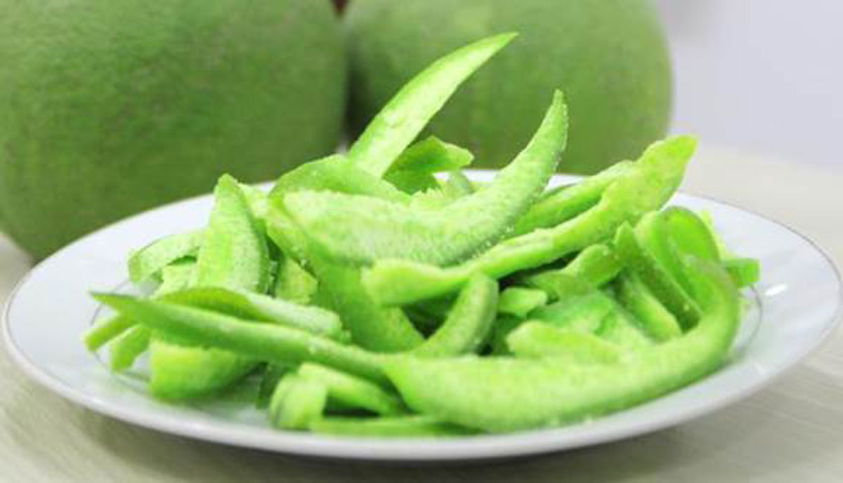 CÁCH LÀM MỨT VỎ BƯỞI DẺO