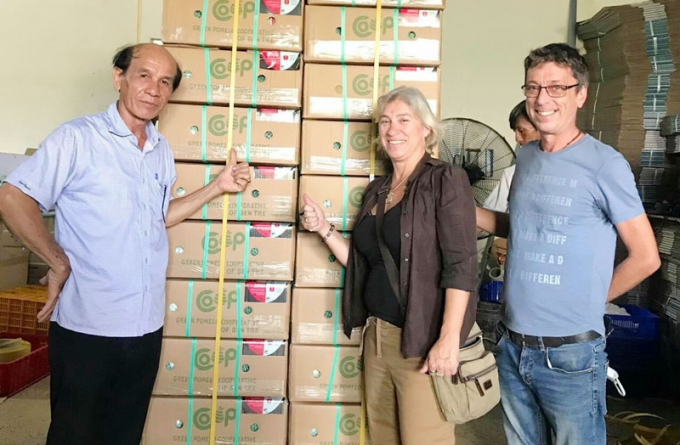 Độc đáo hợp tác xã trực tiếp xuất khẩu bưởi