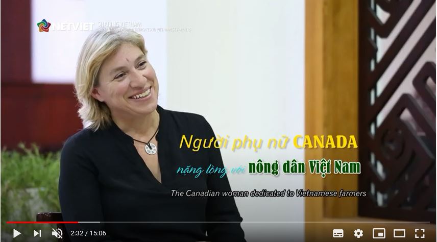 Người phụ nữ Canada nặng lòng với nông dân Việt Nam